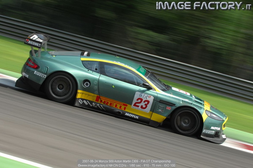 2007-06-24 Monza 569 Aston Martin DB9 - FIA GT Championship